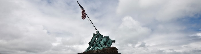 Iwo Jima War Memorial aboard Marine Corps Base Hawaii, Kaneohe Bay.