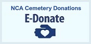 NCA Cemetery Donations. E Donate badge.
