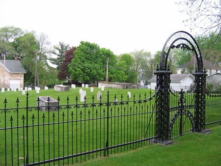 Main gate at Fort Crawford Cemetery Soldiers' Lot.