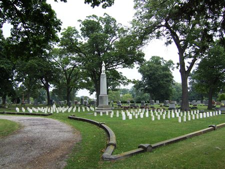 The Lakeside Cemetery Soldiers' Lot in Port Huron, Mich.