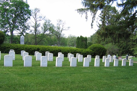 The Oakdale Cemetery Soldiers' Lot in Davenport, Iowa.