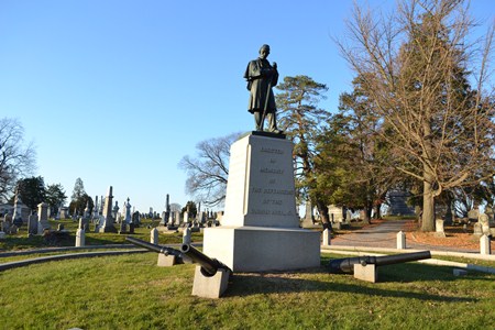 The Prospect Hill Cemetery Soldiers' Lot in York, Pa.