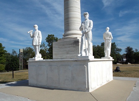 The Dayton Soldiers’ Monument at Dayton National Cemetery.