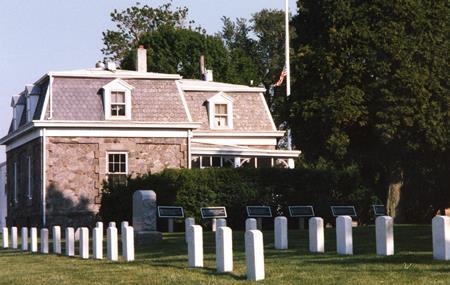 Superintendent's lodge at Finn's Point National Cemetery.