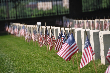 Memorial Day at Loudon Park National Cemetery.