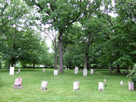 The Fort Winnebago Cemetery Soldiers' Lot in Portage, Wis.