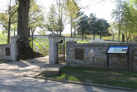 Danville National Cemetery main gate.