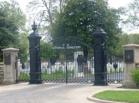 Springfield National Cemetery main gate.