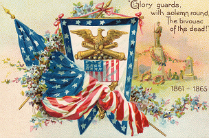 Decoration Day postcard. (NCA History Collection)