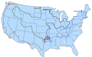 Carry The Load Relay Map for Memorial May 2023.