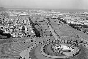 Golden Gate National Cemetery was established in 1938 and the first interment took place in 1941.