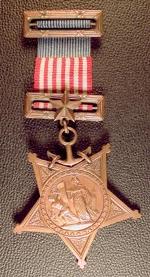 Navy Medal of Honor, early design. Courtesy of Navy History and Heritage Command.