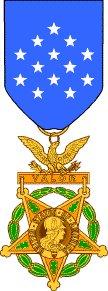 The 1904 design for the Medal of Honor, known as the 'Gillespie' medal.