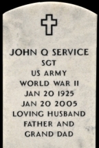 Navy Grave Marker